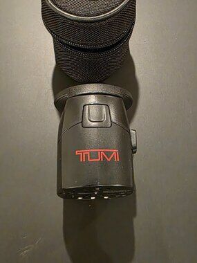 TUMI Travel Charger with case. World Travel Charger for use in over 30 countries